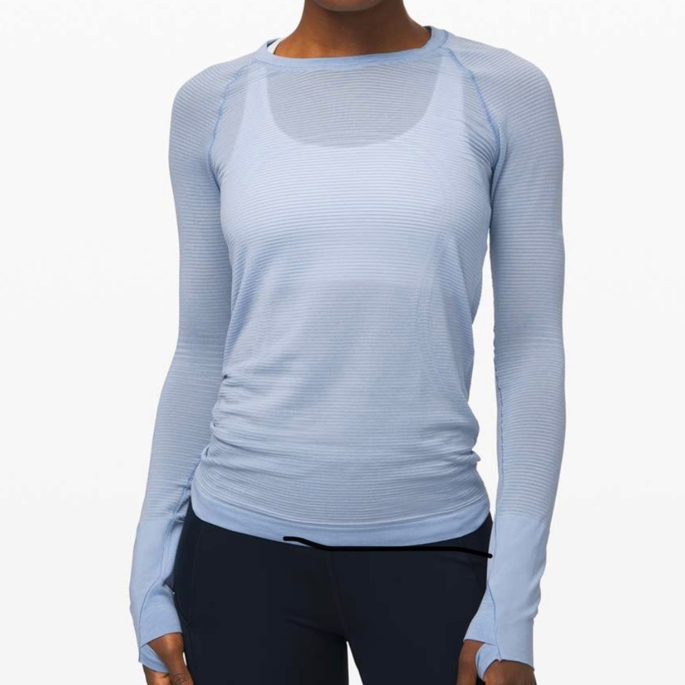 RARE lululemon sheer long sleeve swiftly shirt